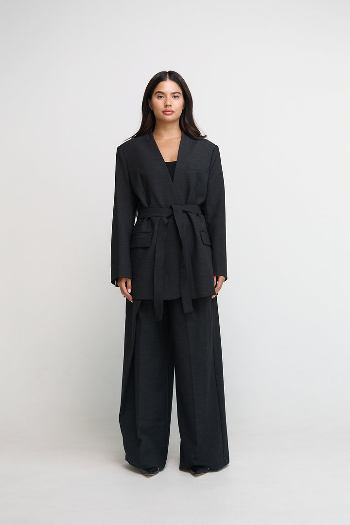 Dark Grey Wrap Set