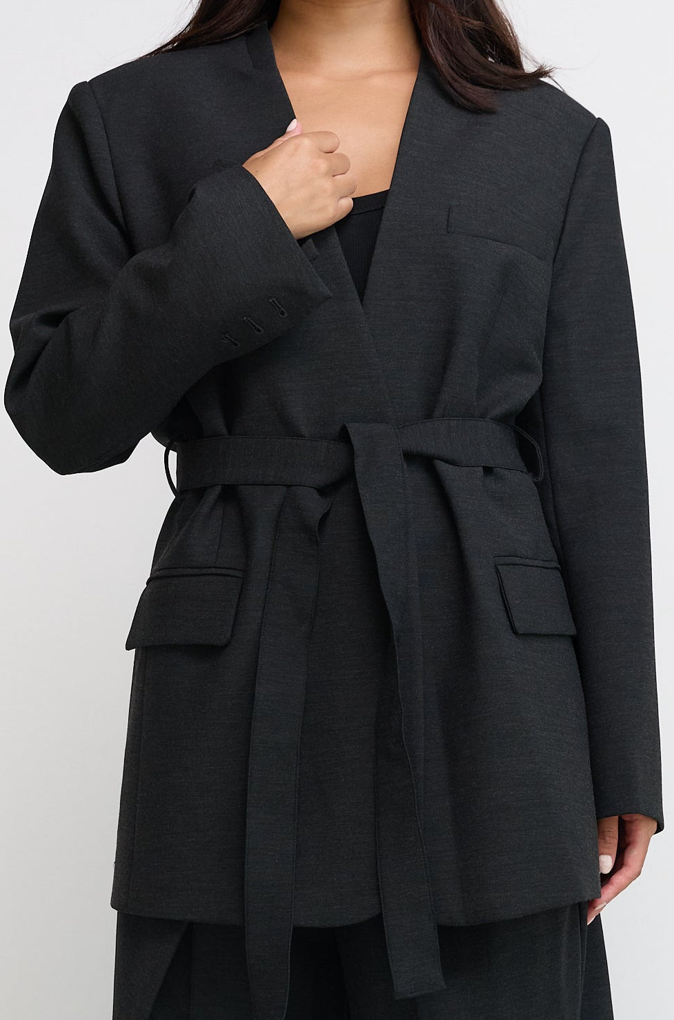 Dark Grey Wrap Set