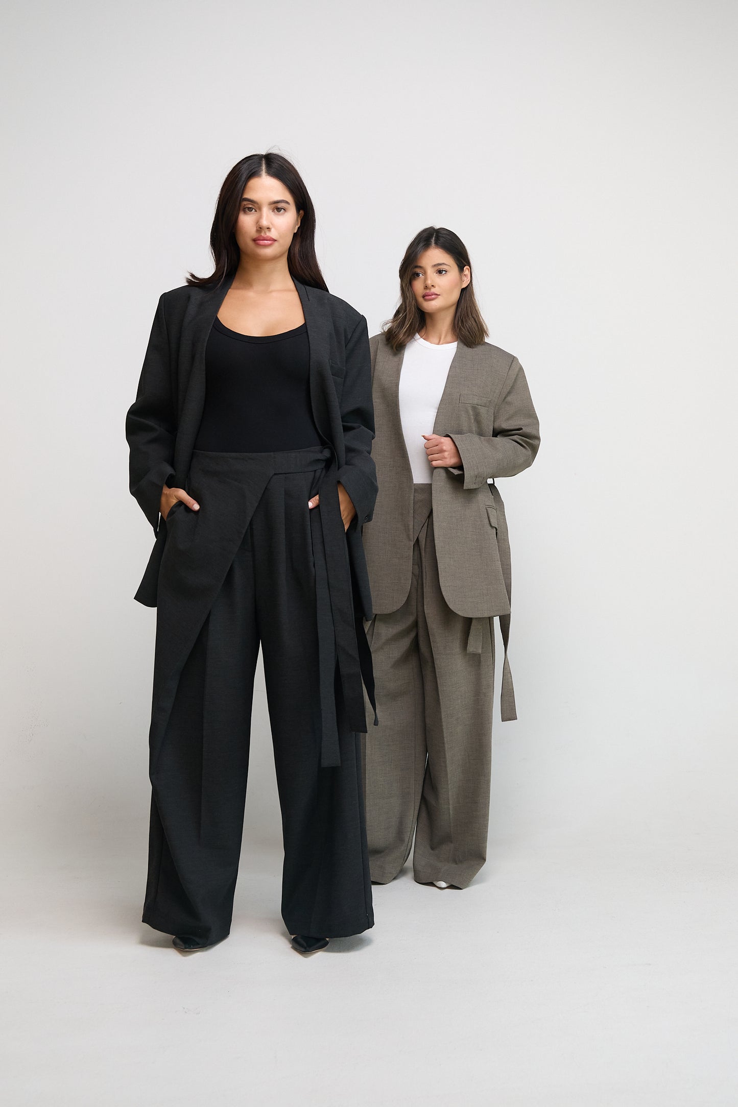 Dark Grey Wrap Set