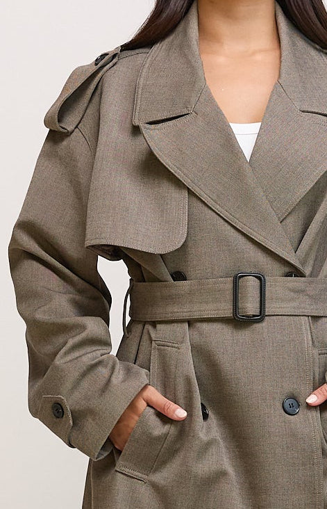 Light Brown Trench Set