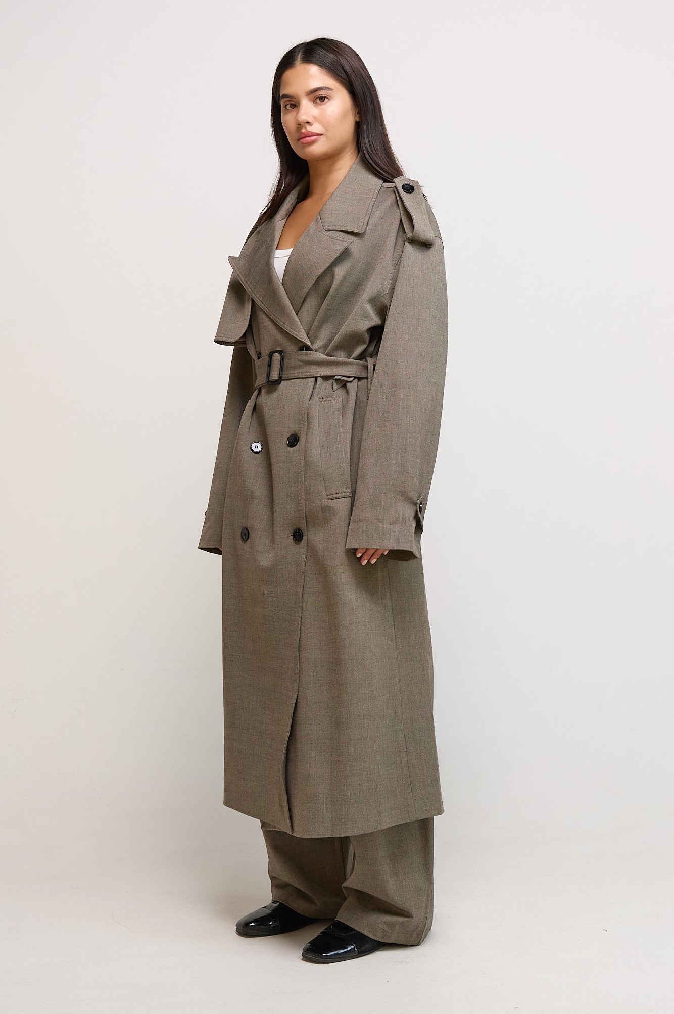 Light Brown Trench Set