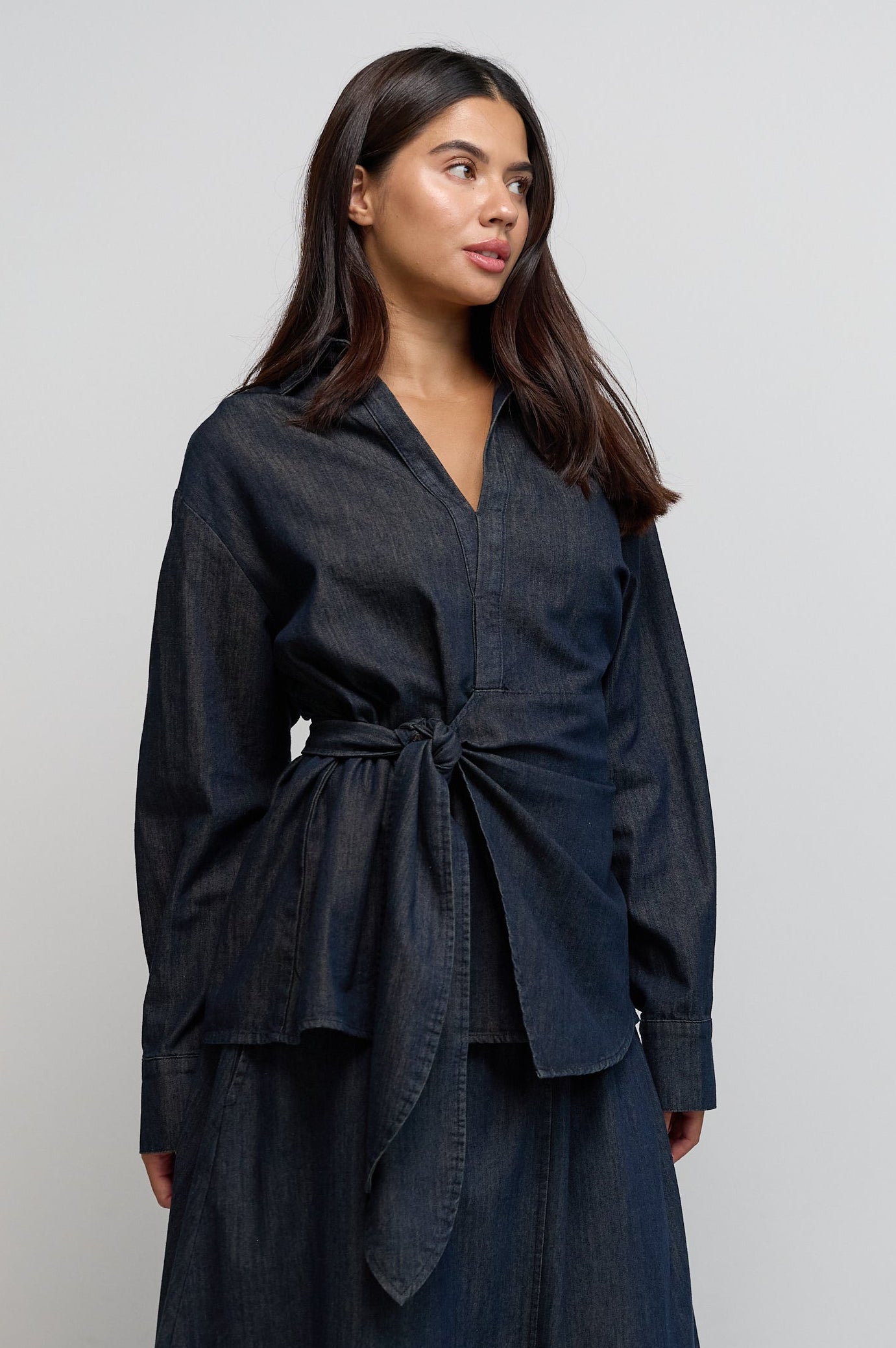 Denim Skirt Set