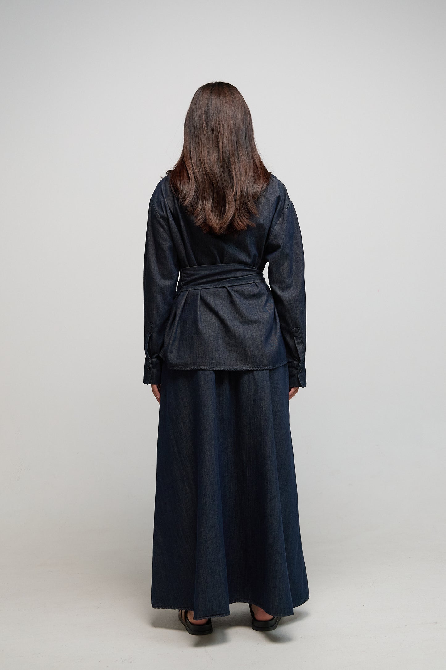 Denim Skirt Set