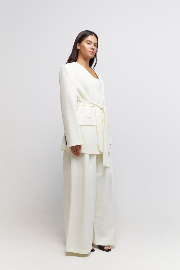 White Formal Suit