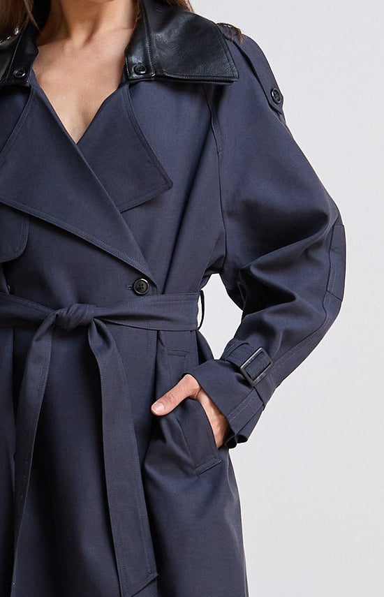 Navy Trench Coat