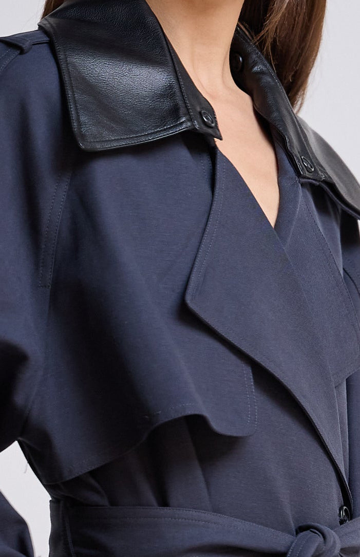 Navy Trench Coat