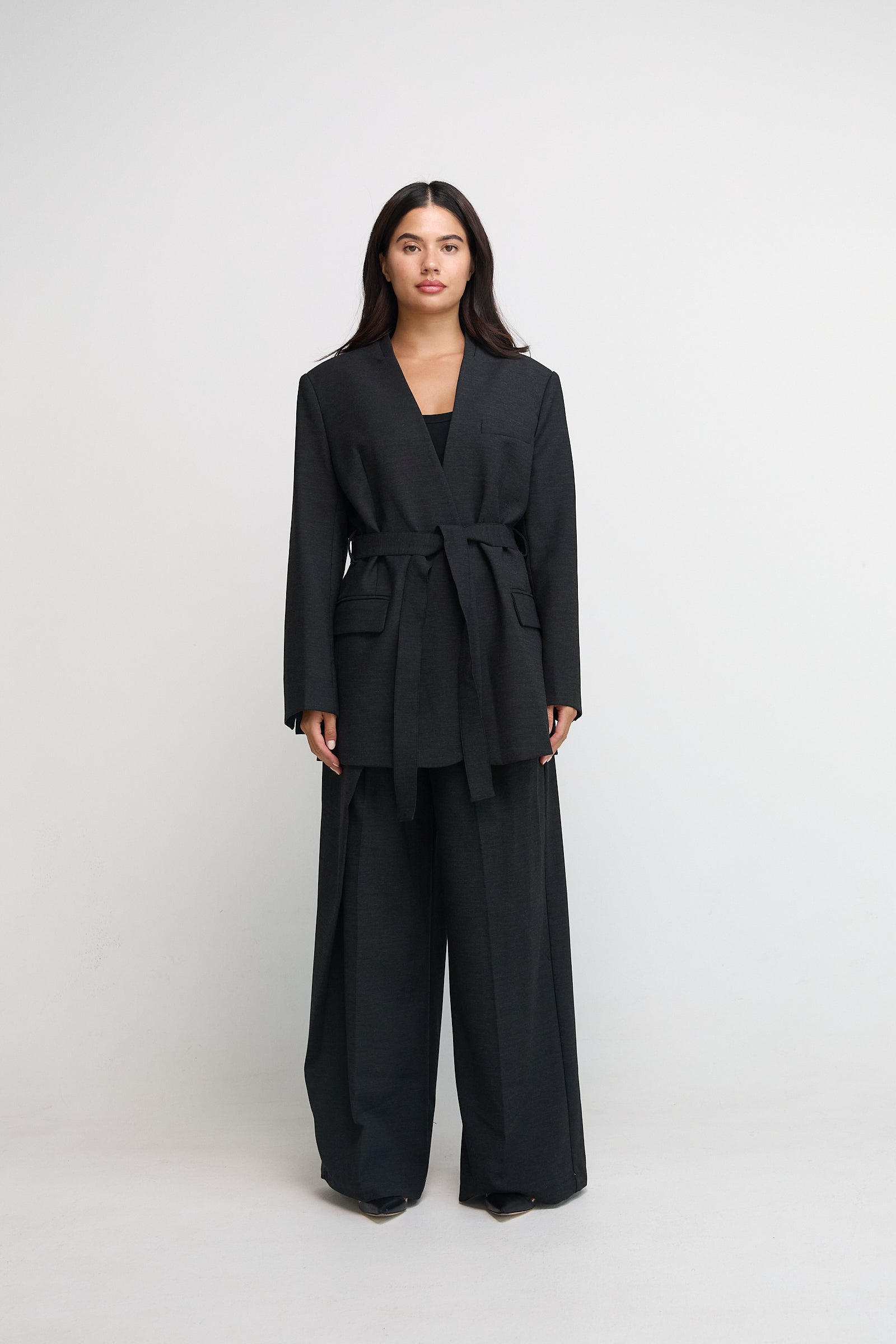 Dark Grey Wrap Set