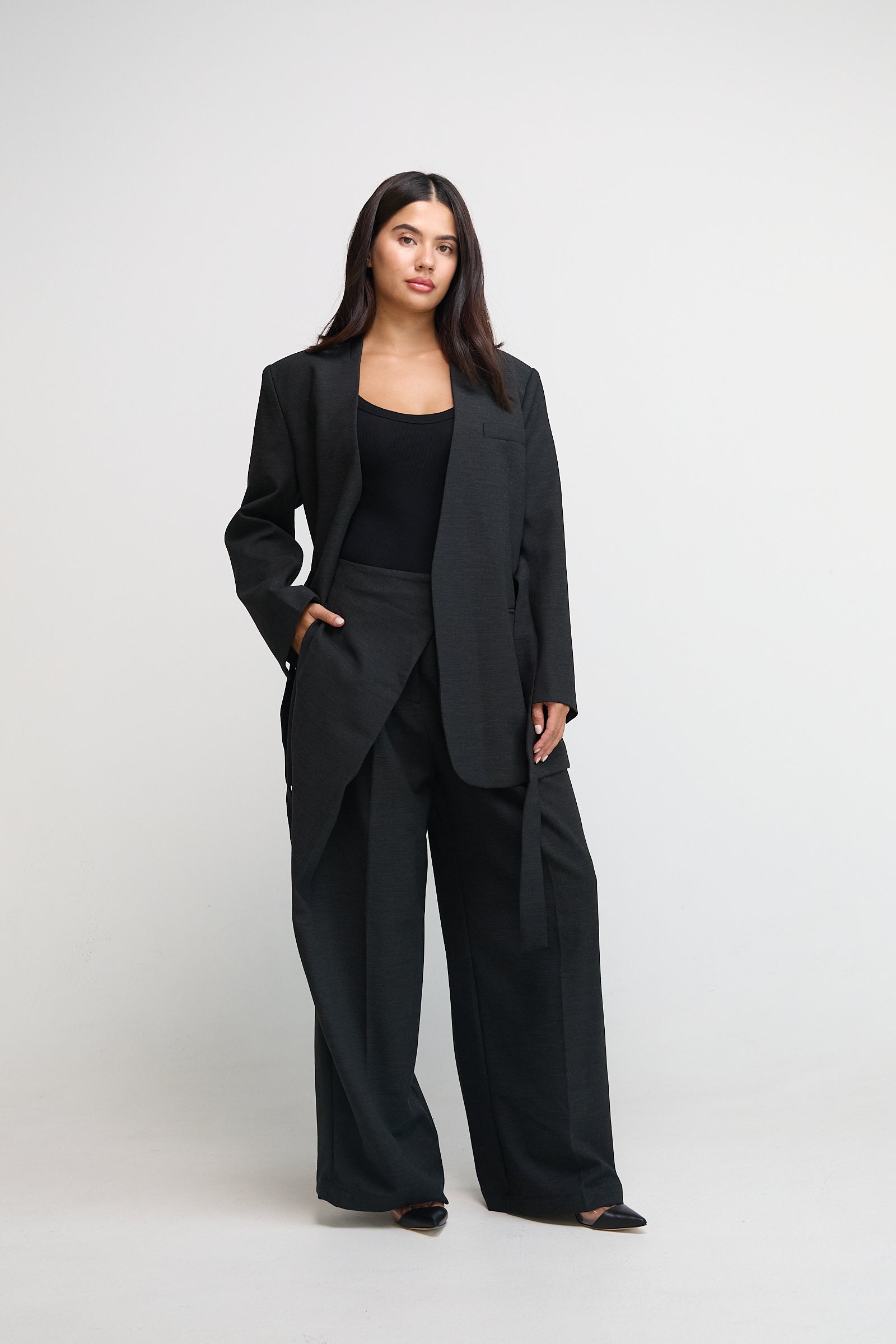 Dark Grey Wrap Set