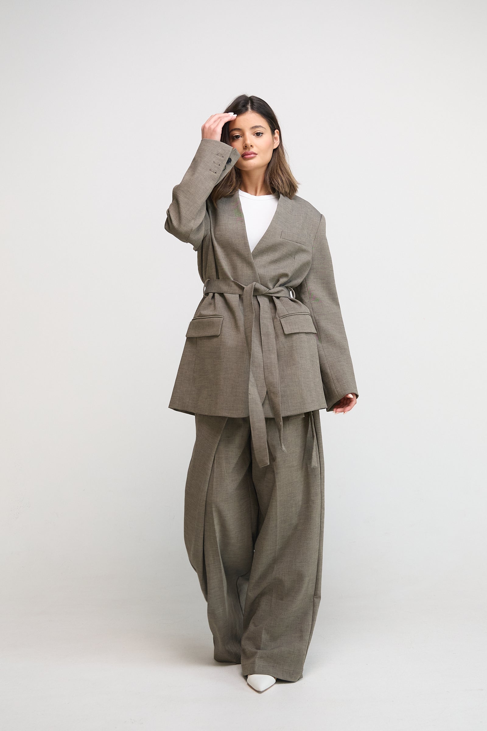 Dark Grey Wrap Set