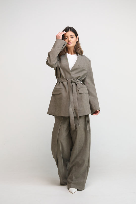 Dark Grey Wrap Set