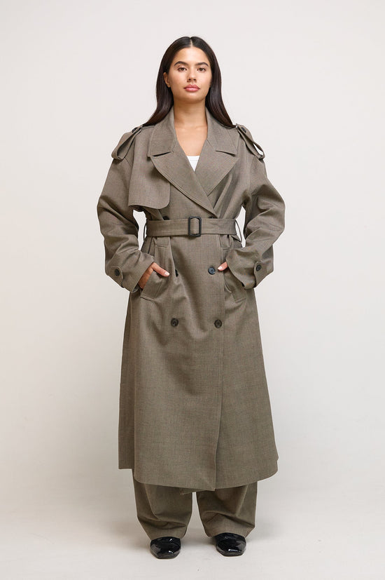 Light Brown Trench Set