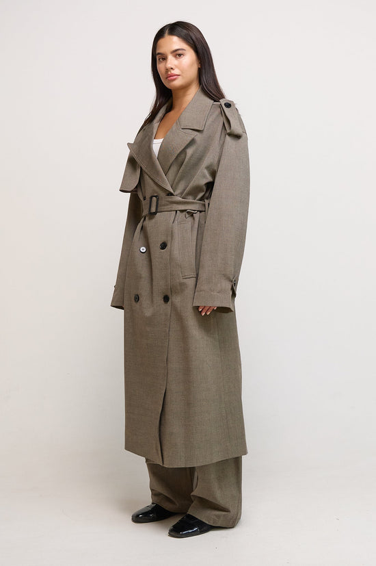 Light Brown Trench Set