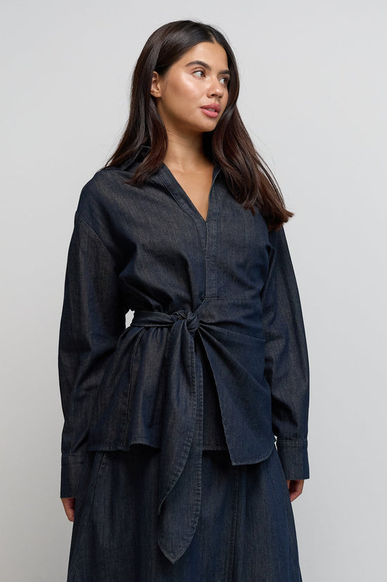 Denim Skirt Set